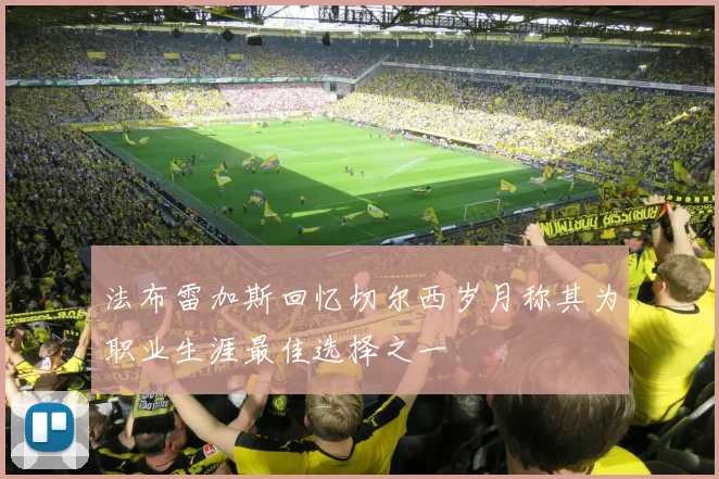 法布雷加斯回忆切尔西岁月称其为职业生涯最佳选择之一